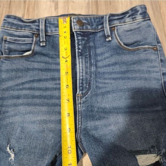 Abercrombie and Fitch simone high rise super skinny jeans size 25 distressed - Picture 9 of 12